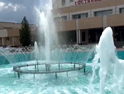 На главной площади Коломны запустили фонтан