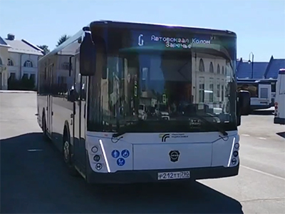 Новый автобус вышел на маршрут № 6 в Коломне